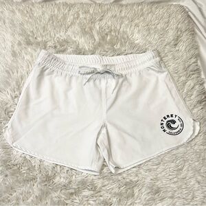 Momentum Performance Outfitters Monterey CA White Drawstring Waist Shorts Large